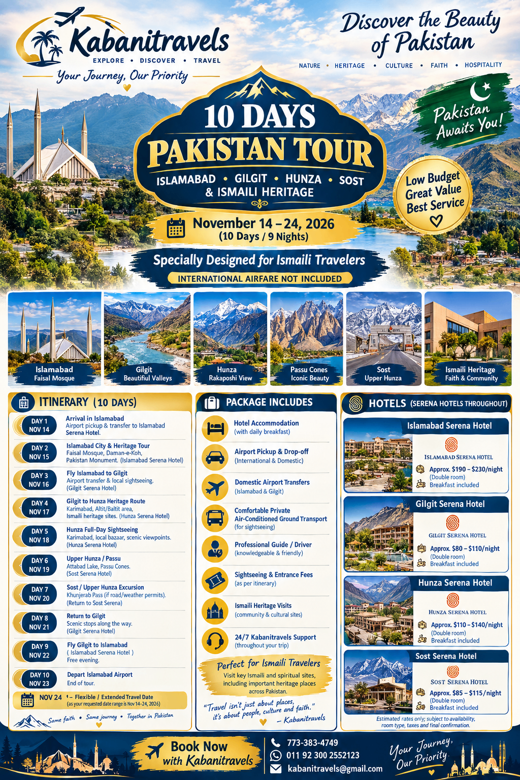 10 Days Pakistan Tour